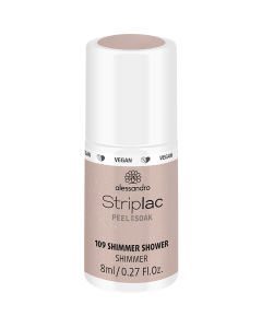 alessandro Striplac Peel or Soak 109 Shimmer Shower - UV/LED Nail Polish, 8ml