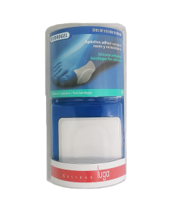 Luga HYDROGEL Silicone Adhesive Bandages for Calluses (oval), Large, 2pcs