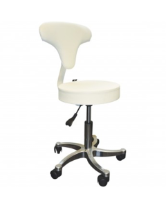 Chair with Ergonomic Bacrest and Round Seat