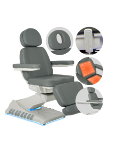 Protseduurilaud LUXORIA Pro 5 nelja mootoriga, soojendusega, tuhkjashall     