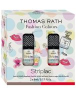 alessandro Striplac Thomas Rath 2x8ml Red / Brown - Punane ja pruun Striplac küünelakk