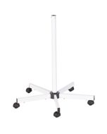 Bone lamp stand on wheels