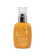 UV-kaitsega juustesse jäetav juuksepiim.