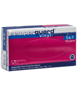 Semperguard Vinyl powder-free gloves white S/6-7, 100pcs