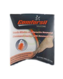 Luga Comforsil Elastic Bandage with Metatarsal Pad - elastikside metatarsaal-osa toetava padjaga (S suurus)